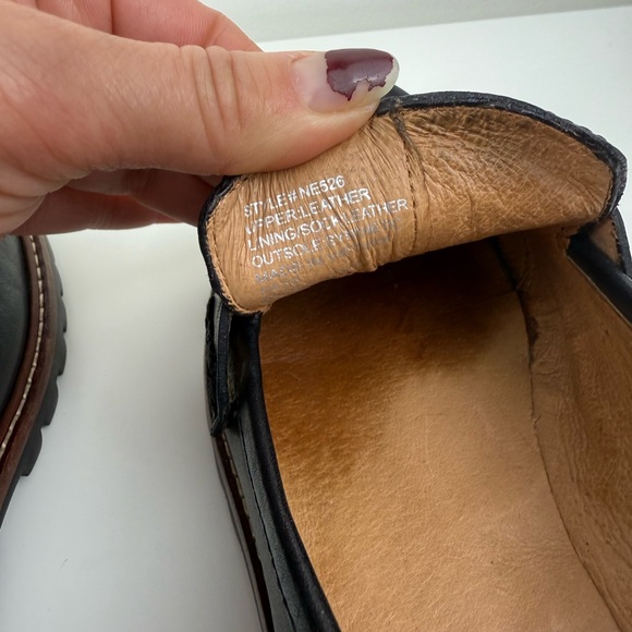 Madewell Black Leather Corrine Lugsole Loafers - Picture 7 of 7